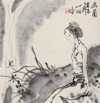 吴山明 仕女