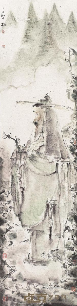 安林 一剪梅 136×34.5cm