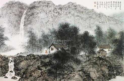 杨天颐 山水