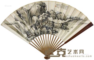 楼辛壶 山水 23×60cm