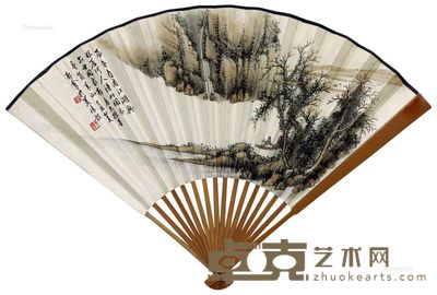 罗文谟 山水 19×48cm