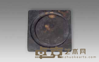 太极阴阳砚 12.6×12.6×1.7 cm