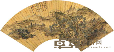 董邦达 山水 17cm×50cm 约0.8 平尺