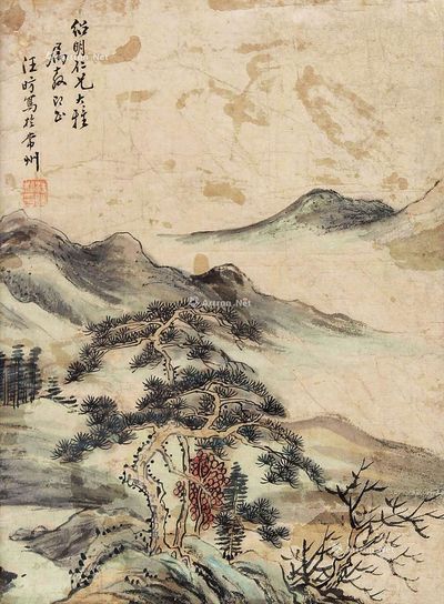 汪昉 山水