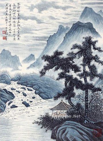 陶冷月 山水