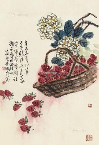 曹简楼 花果