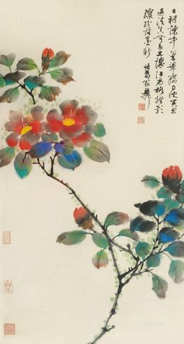 谢稚柳 花鸟