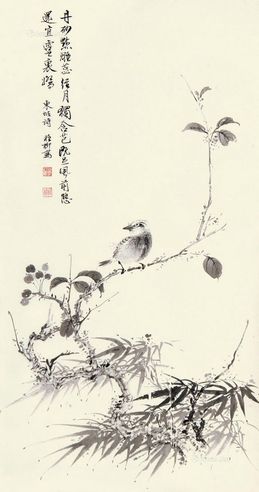 谢稚柳 花鸟