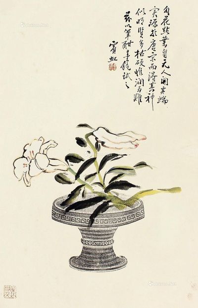 黄宾虹 花卉