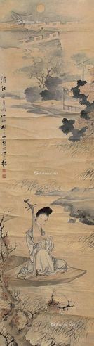 胡术 浔江夜月图
