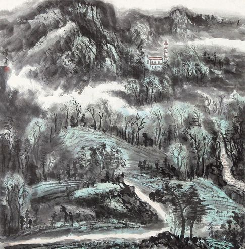 张伟平 春山图