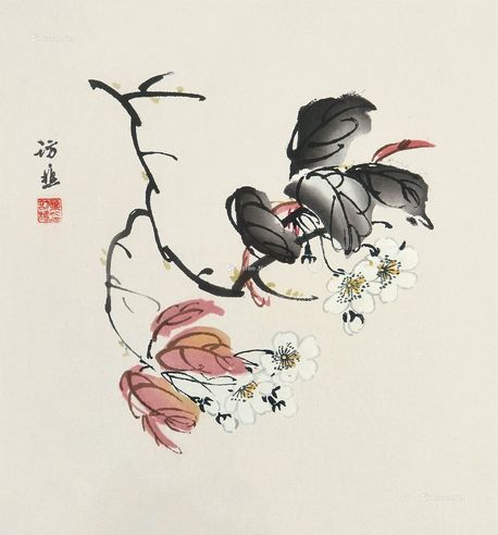 叶访樵 花卉