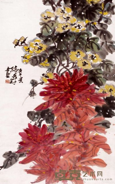 韩文莱 花卉 98×52cm 约4.7平尺