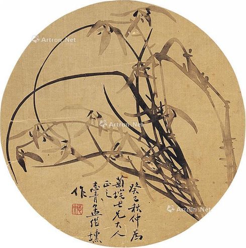 孟继埙 兰花