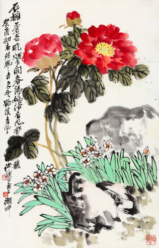 诸涵  茶花