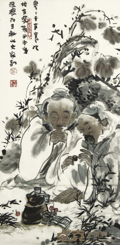 王家训 人物 32×67cm 约1.9平尺