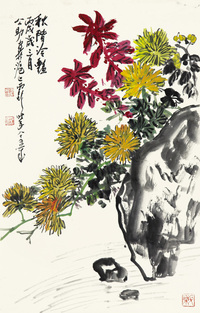 王公助  菊花