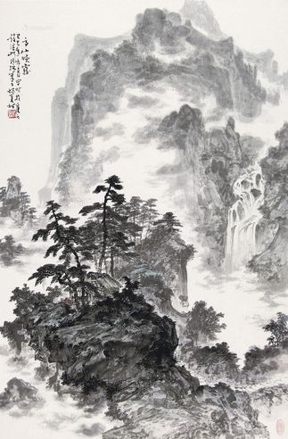 杨夏林 高山晓雾