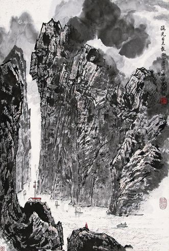 李问汉 三峡风光