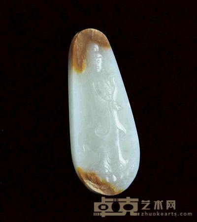 观音挂件 9×4cm