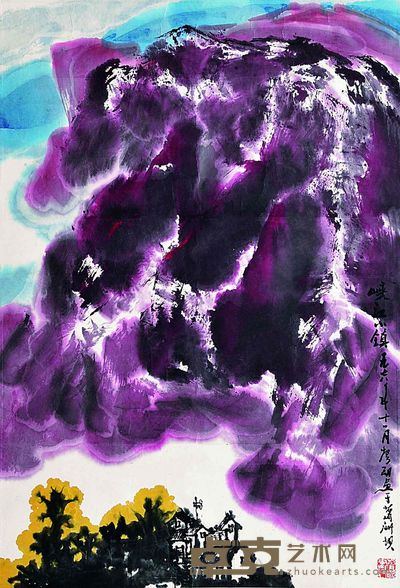山水 65×45cm 约2.63平尺
