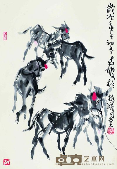 驴 68×51cm 约3.1平尺