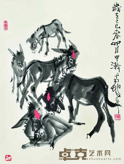 驴 68×51cm 约3.1平尺