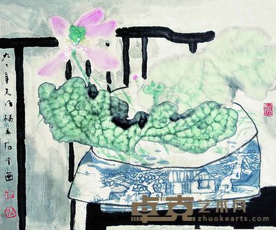 荷花 50×60cm 约2.7平尺
