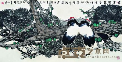 舞罢闲听涛 68×136cm 约8.32平尺