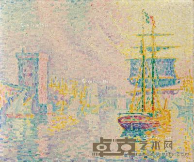 保罗·希涅克 1922年作 黄雾马赛 油彩 画布 54×64.8cm