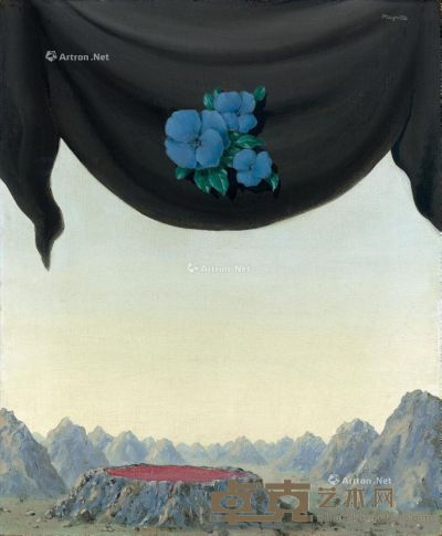 雷尼·马格利特 1939年作 记忆宫殿 油彩 画布 46.2×38.2cm