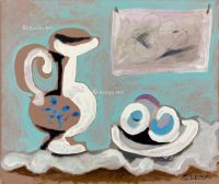 巴布罗·毕卡索 1937年3月6日作 静物和壶 油彩 画布