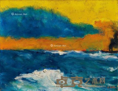 埃米尔·诺尔德 1949年作 多风的下午 油彩 画布 68.2×88.9cm