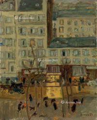 彼埃·波纳尔 1904年作 巴黎景观（克里希大街） 油彩 画布
