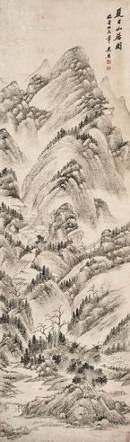 吴历 夏日山居图