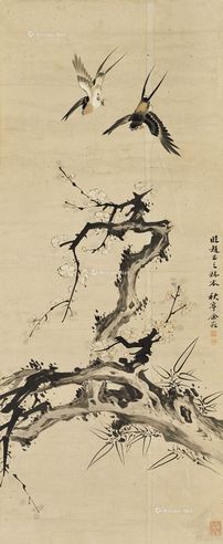 余崧 双燕迎春