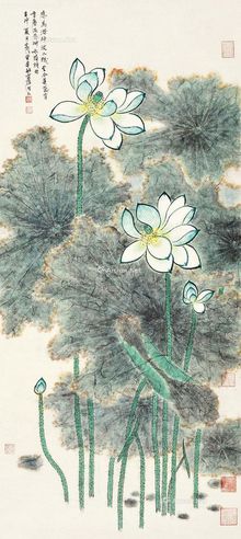 徐建融 咏荷