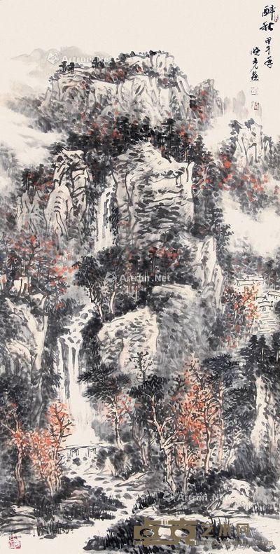 王晓光 醉秋 68×136cm
