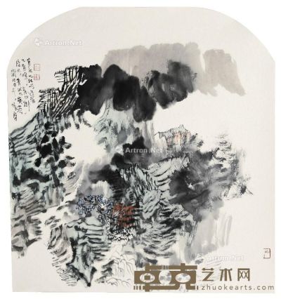刘怀勇 昔在九江上 49.5×53cm