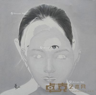 朱艾平 异面S·窥 60×60cm