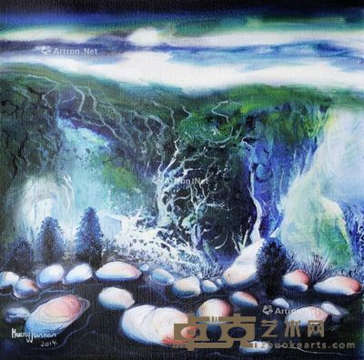黄建南 永恒系列之四 70×70cm