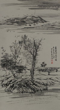 傅吉鸿 山水