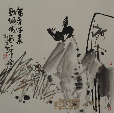 徐贤文 含香休素 69×68cm约4.2平尺