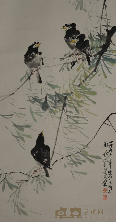 李道熙 花鸟 99×52cm约4.6平尺