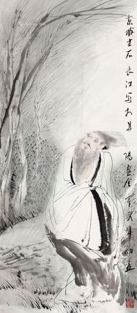 冯长江 东坡坐石