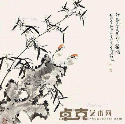 李云涛 竹 67×67cm