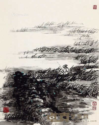 王晓 泉水湖 48×36cm
