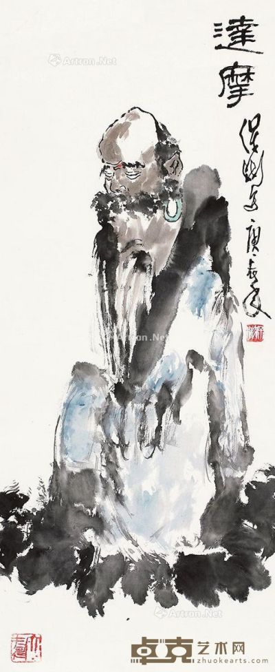 保彬 达摩图 118×48cm