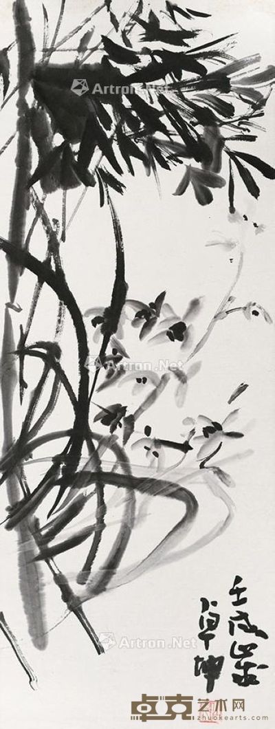 陈卓坤 兰花 90×34cm