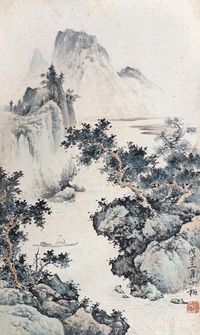 陈少梅 山水